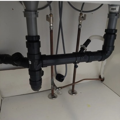 Sink Re-Pipe After by Plumb Pros Plumbers